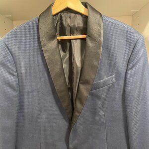 Men's Tuxedo Jacket - Blue/Black - 42R